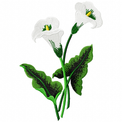 Flowers And Tree Embroidery Design 12 Flowers And Tree Embroidery Design 12